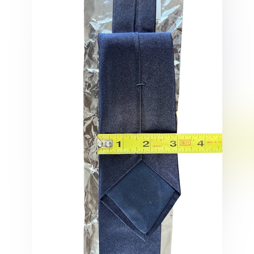 Polo by Ralph Lauren Navy Silk Tie - Picture 9 of 11